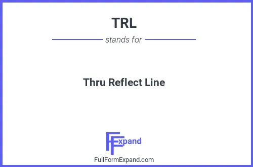 Full form of TRL