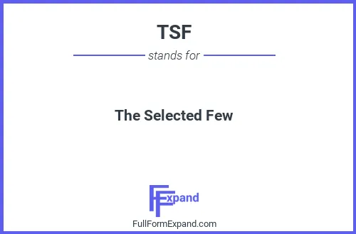 Full form of TSF