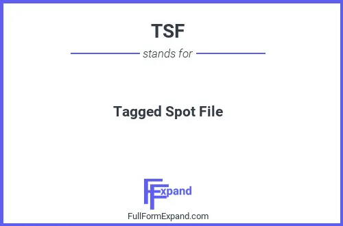 Full form of TSF