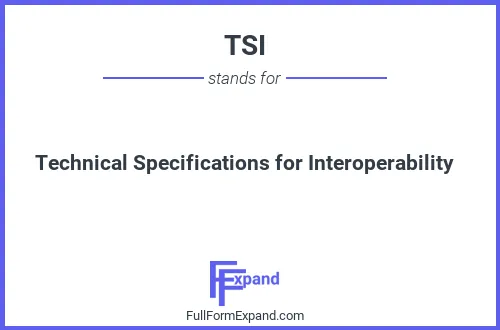 Full form of TSI