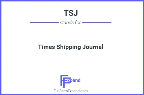 Full form of TSJ