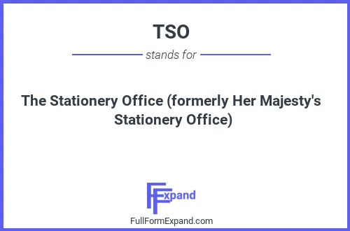 Full form of TSO