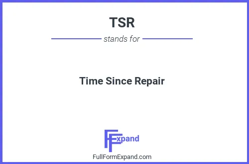 Full form of TSR