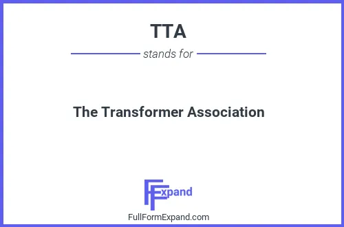Full form of TTA