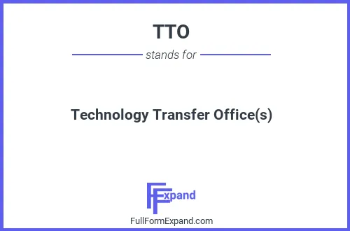Full form of TTO