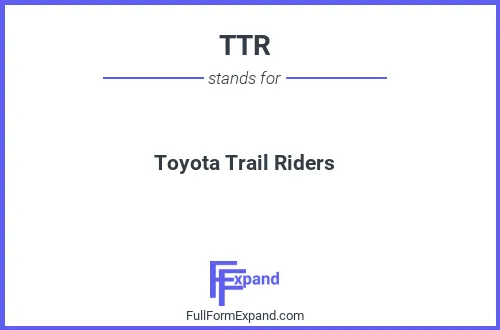 Full form of TTR