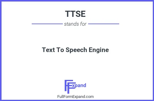 Full form of TTSE