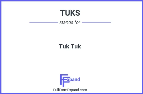 Full form of TUKS