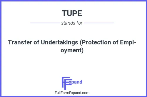 Full form of TUPE