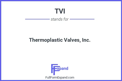 Full form of TVI