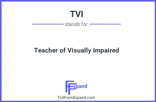 Full form of TVI