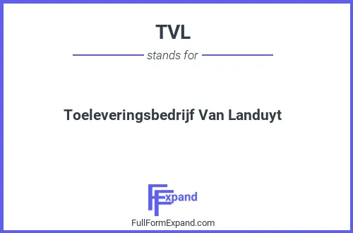 Full form of TVL