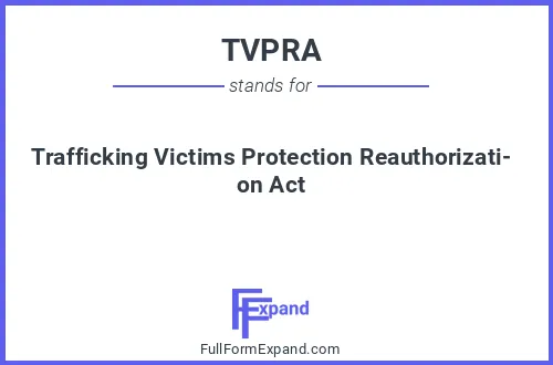 Full form of TVPRA