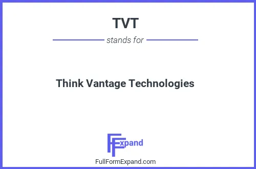 Full form of TVT