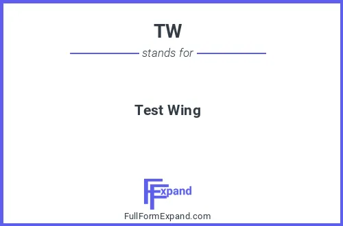 Full form of TW