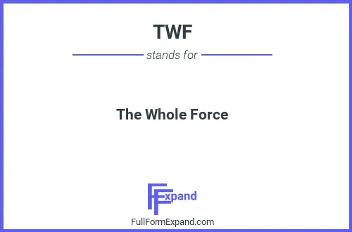 Full form of TWF