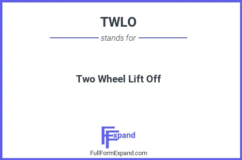 Full form of TWLO