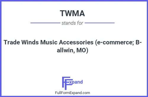 Full form of TWMA