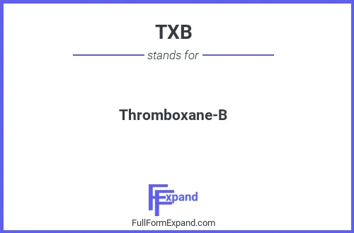 Full form of TXB