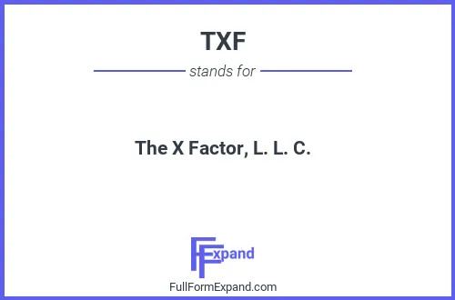 Full form of TXF