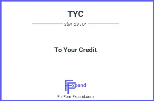 Full form of TYC