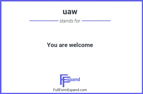 Full form of uaw