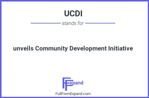Full form of UCDI
