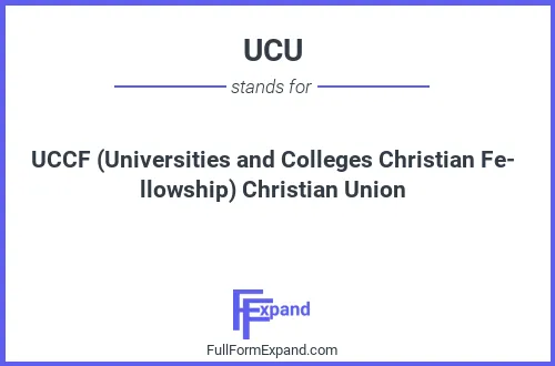 Full form of UCU