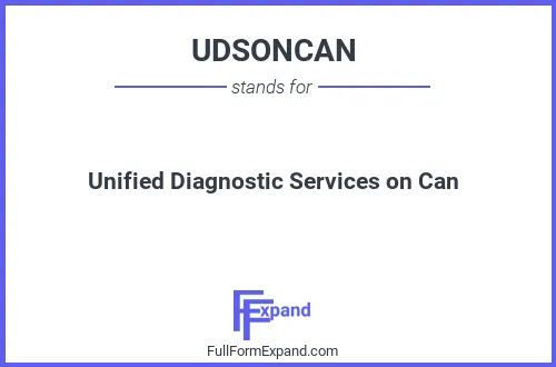 Full form of UDSONCAN