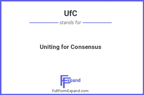 Full form of UfC