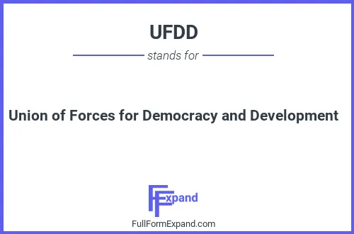 Full form of UFDD