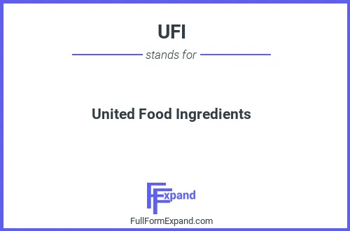 Full form of UFI