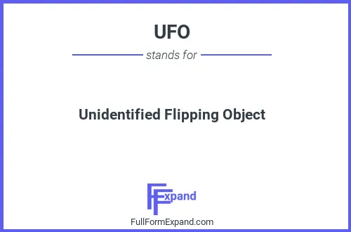 Full form of UFO