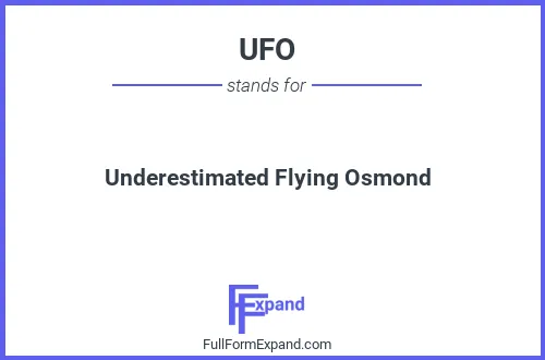 Full form of UFO