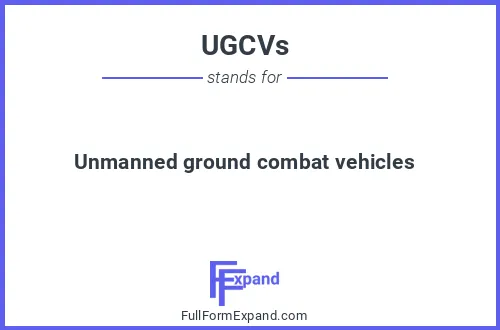 Full form of UGCVs