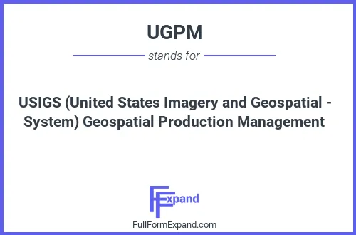Full form of UGPM