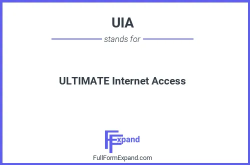 Full form of UIA