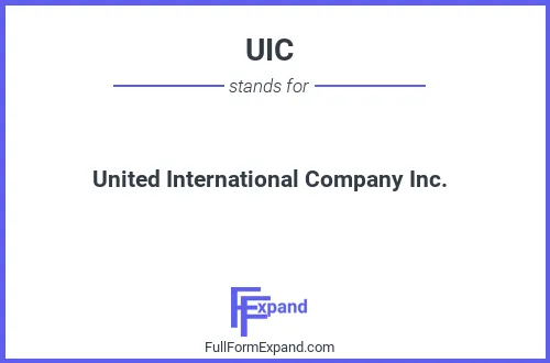 Full form of UIC