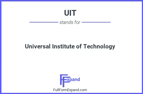 Full form of UIT