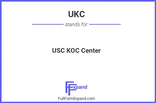 Full form of UKC