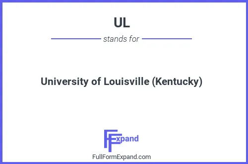 Full form of UL