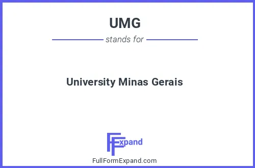 Full form of UMG