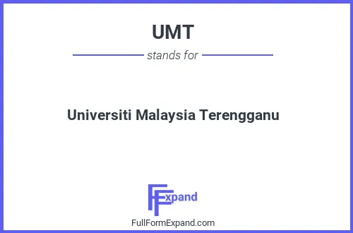 Full form of UMT