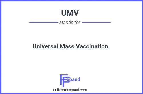 Full form of UMV