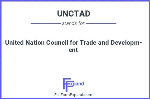 Full form of UNCTAD
