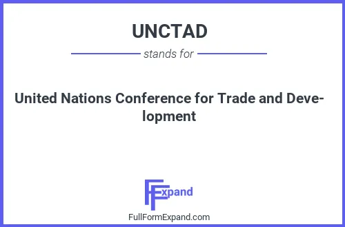 Full form of UNCTAD