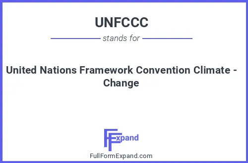 Full form of UNFCCC