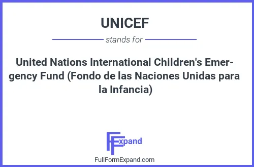Full form of UNICEF