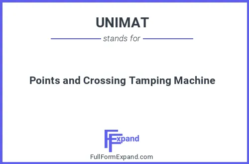 Full form of UNIMAT