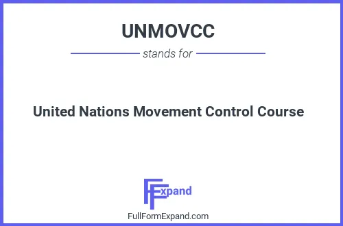 Full form of UNMOVCC
